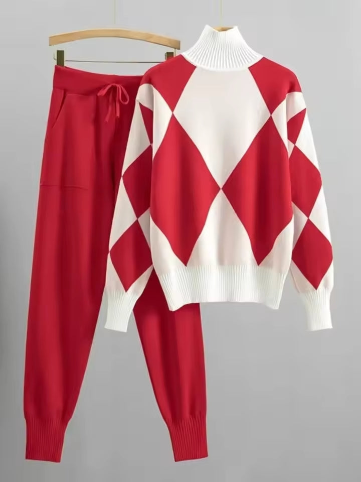 Pam - Stijlvolle Trui met Geometrisch Design
