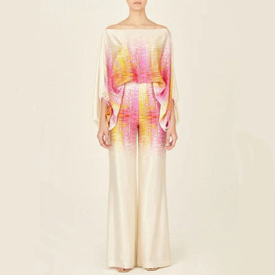 Gaelle - Elegant Two-Piece Satin Set