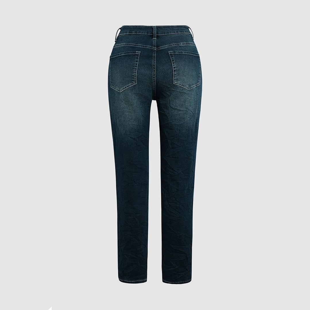 Ceda - Trendy Knoop Jeans voor Vrouwen