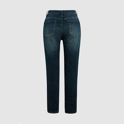 Ceda - Trendy Knoop Jeans voor Vrouwen