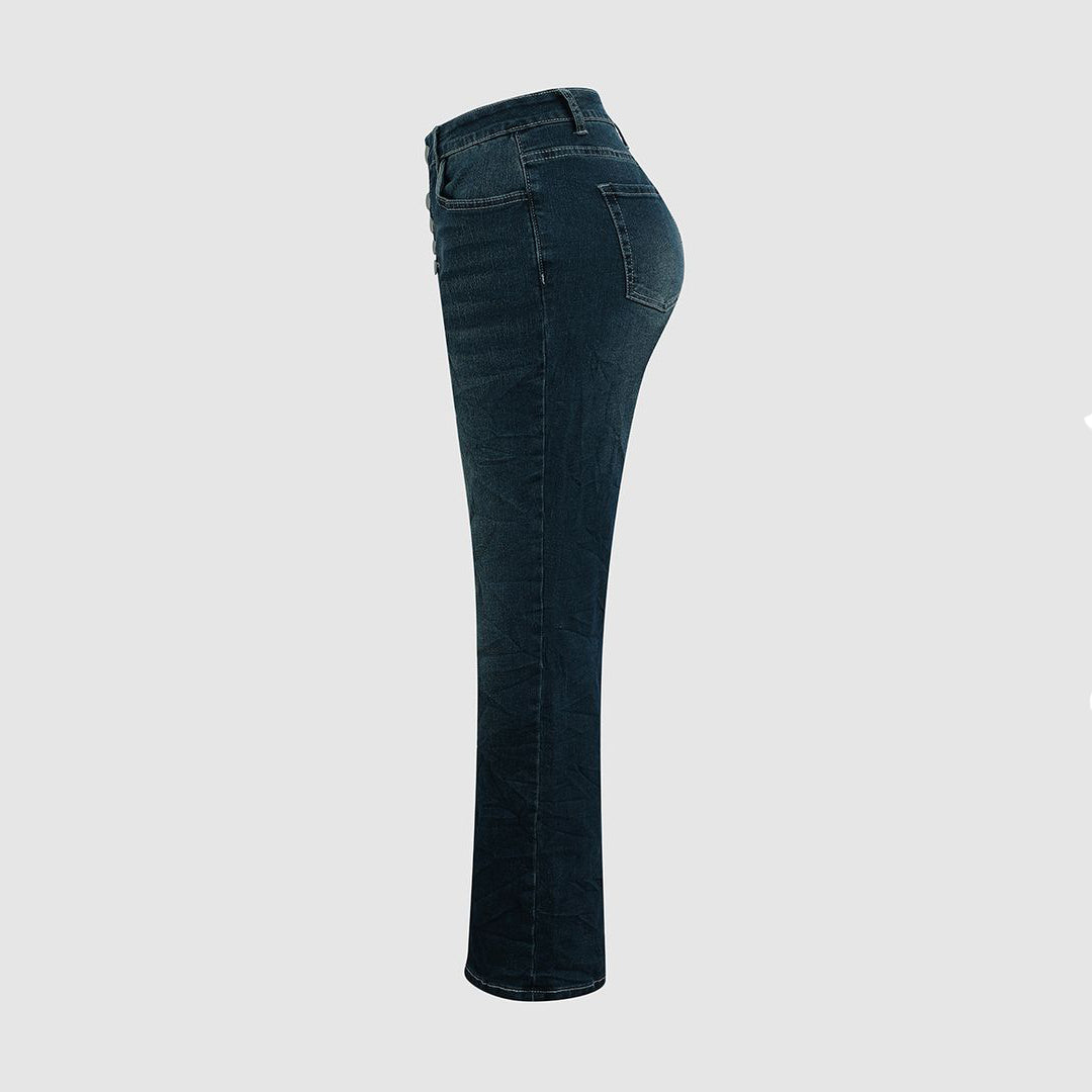 Ceda - Trendy Knoop Jeans voor Vrouwen