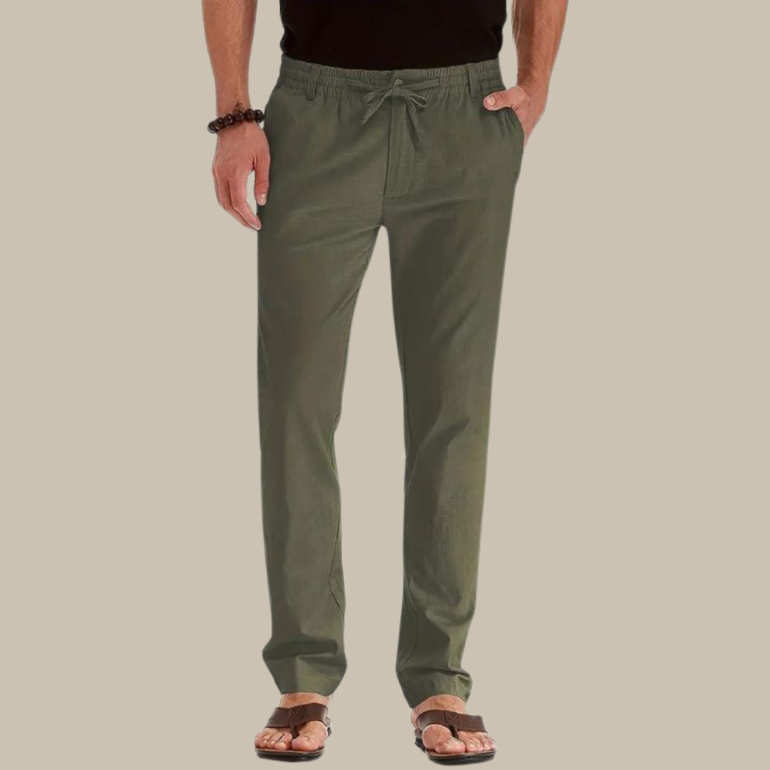 Hugo | Casual summer pants with elastic waistband