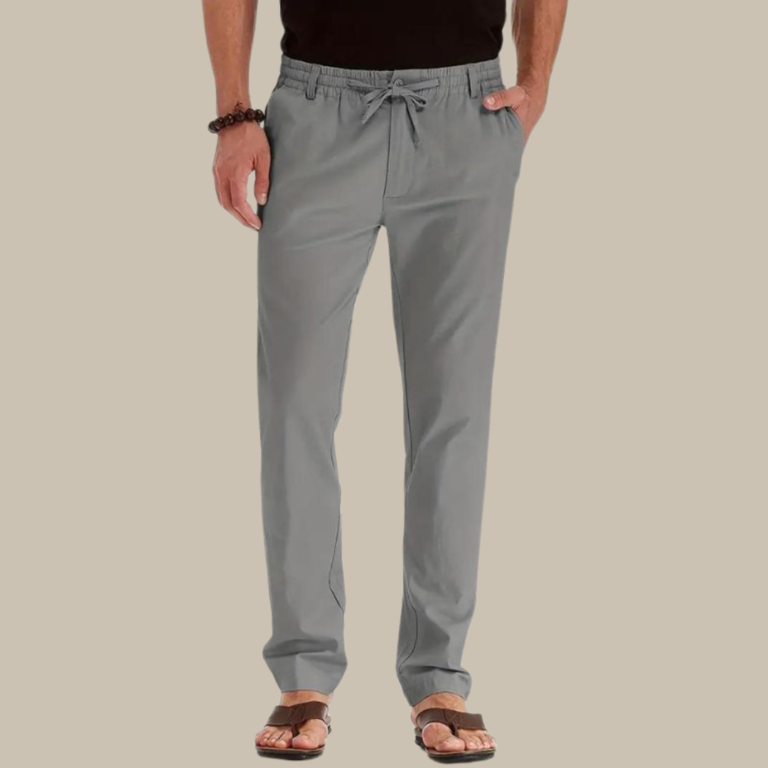 Hugo | Casual summer pants with elastic waistband