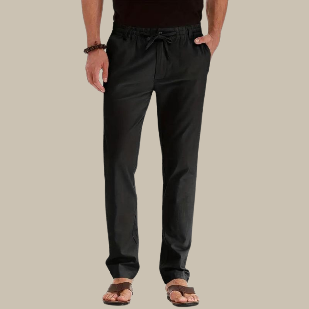 Hugo | Casual summer pants with elastic waistband