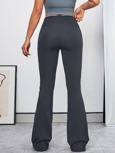 Raquel | Hoge Taille Yoga Broek met Cross-Over Design