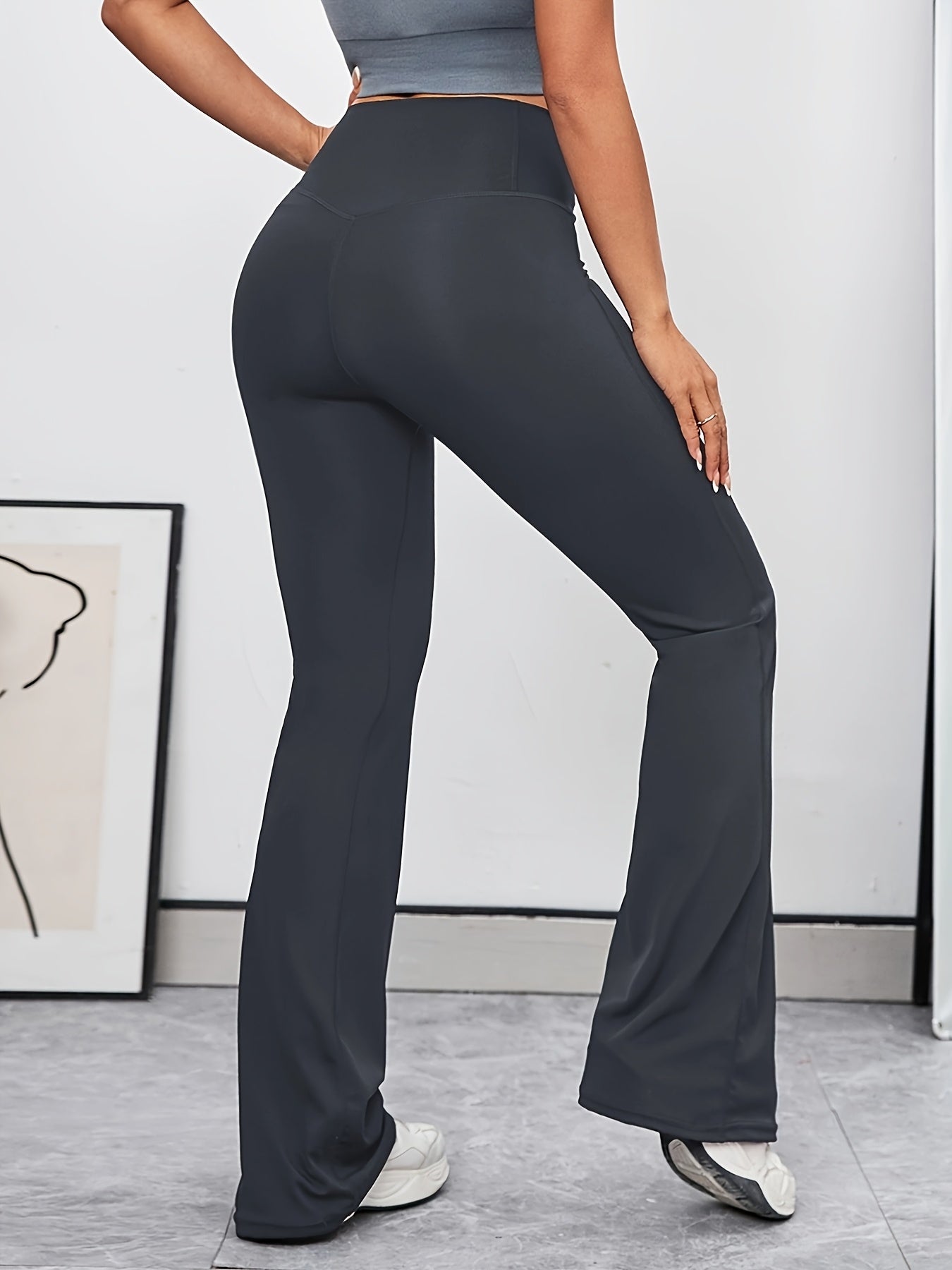 Raquel | Hoge Taille Yoga Broek met Cross-Over Design