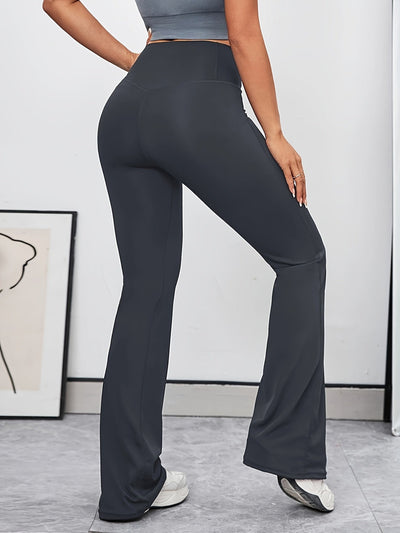 Raquel | Hoge Taille Yoga Broek met Cross-Over Design