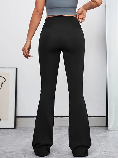 Raquel | Hoge Taille Yoga Broek met Cross-Over Design