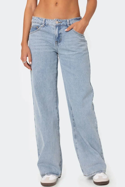 Lunette - The retro flair jeans with a low waist