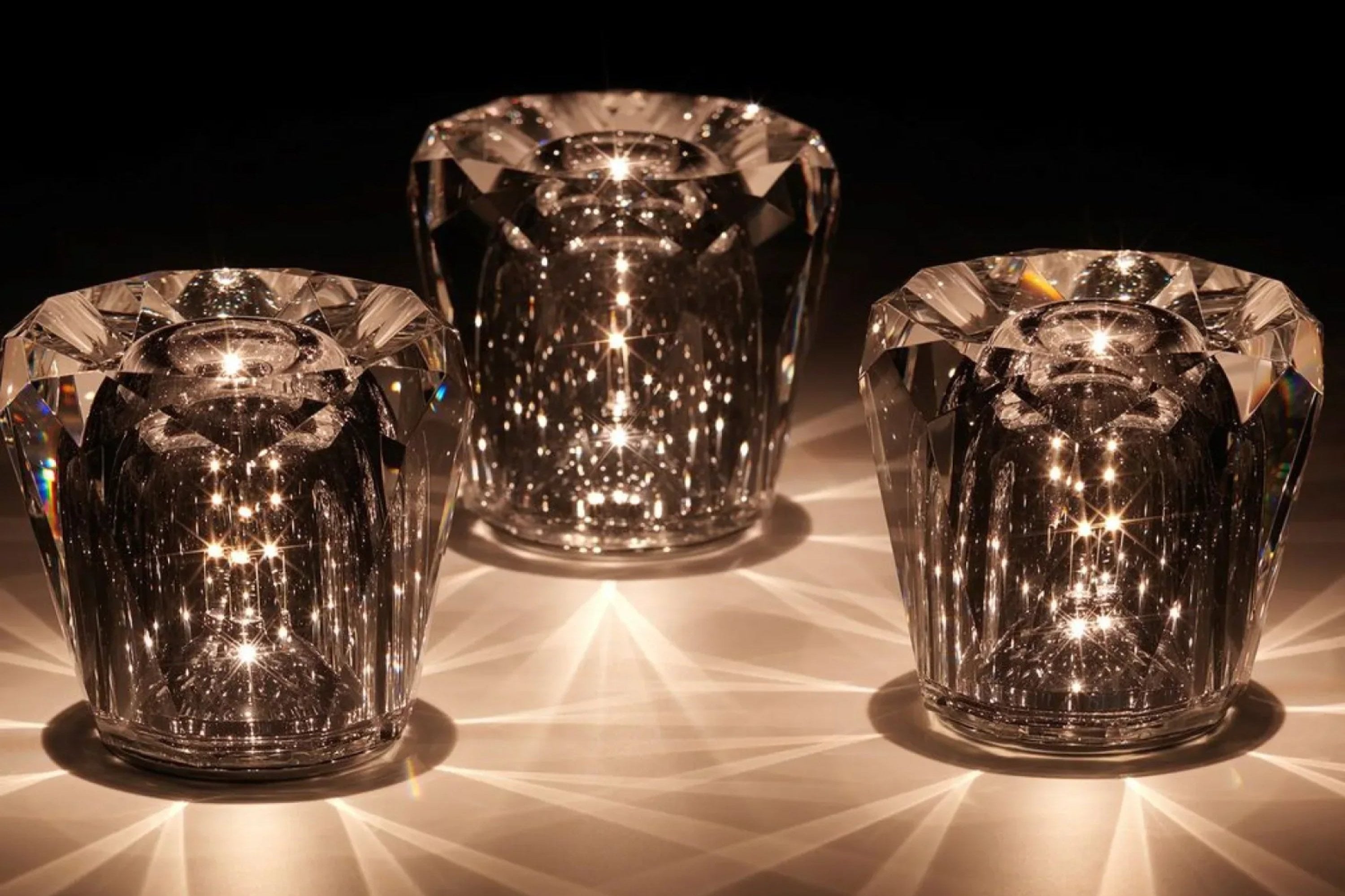 Liorael - Rechargeable LED Crystal Table Lamp Cordless Diamond Design