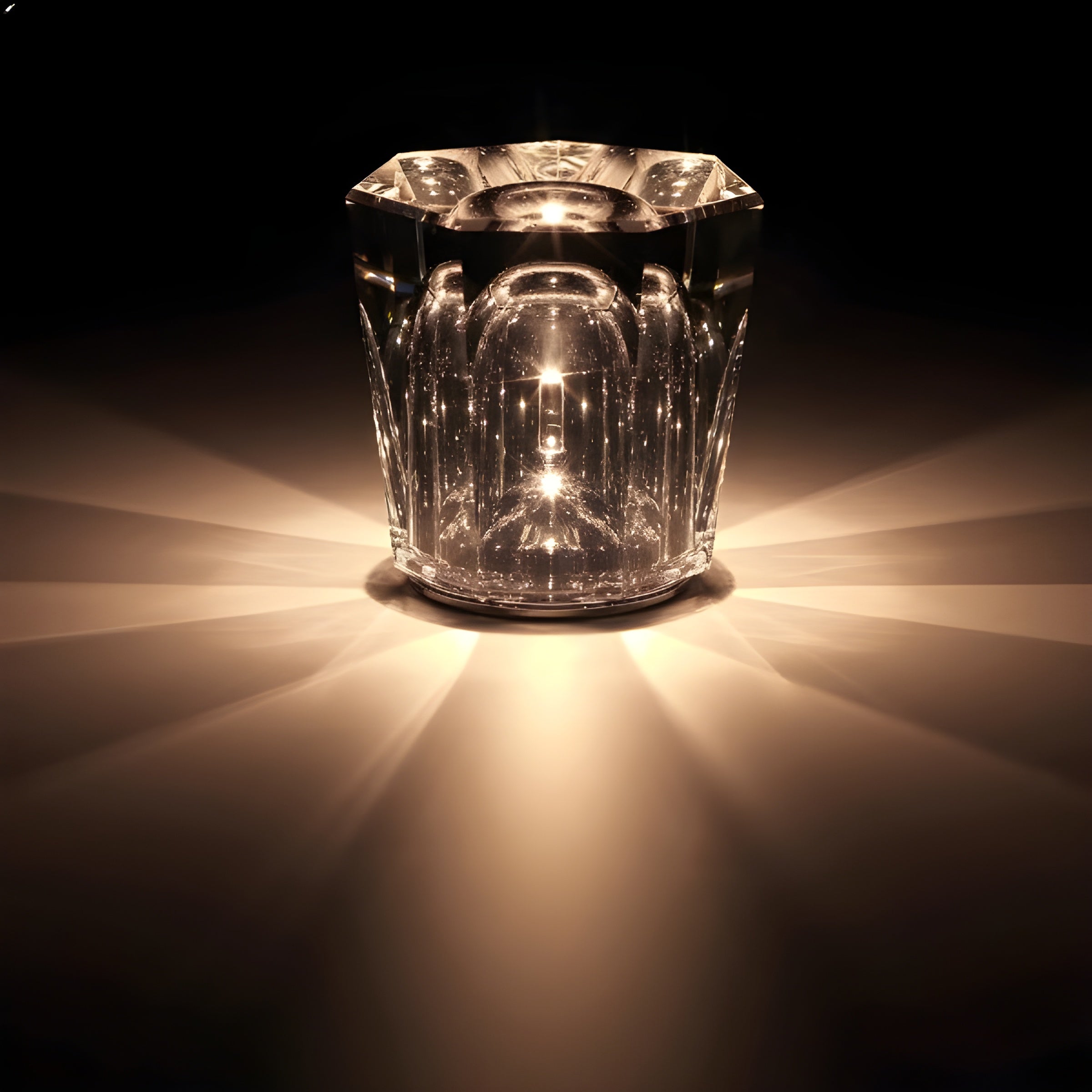 Liorael - Rechargeable LED Crystal Table Lamp Cordless Diamond Design