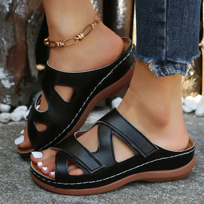LUNA - Orthopedic wedge heels
