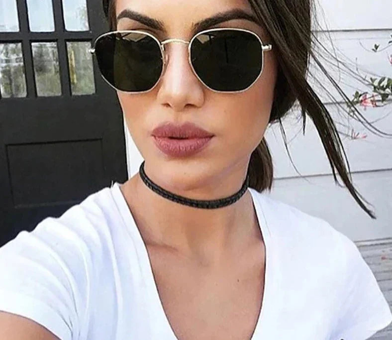 Paris – Metalen Frame Zonnebril Voor Dames – Modern & Minimal