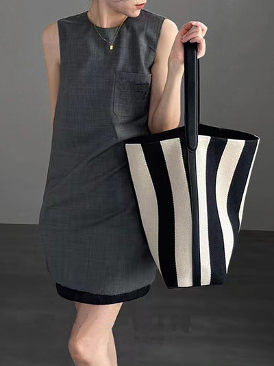 Rosie | Gestreepte Grote Tote Bag voor Dames
