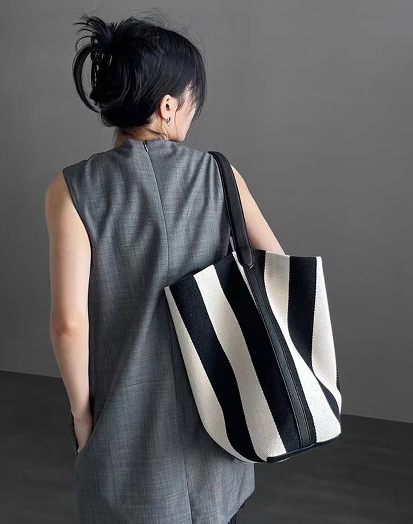 Rosie | Gestreepte Grote Tote Bag voor Dames