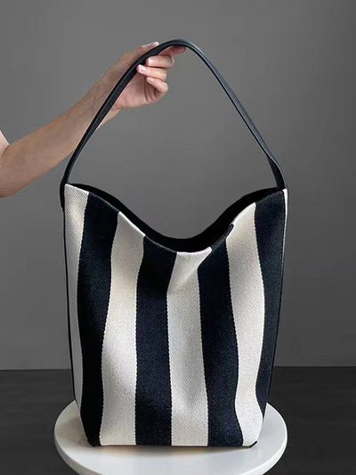Rosie | Gestreepte Grote Tote Bag voor Dames