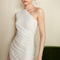 Roxanne | Elegante Eendeschouder Jurk met Ruches