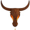 Brevion – Rustic Wood Bull Head LED Wall Sconce 1 Light