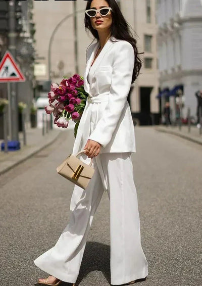 Halina - Blazer Set with Pants