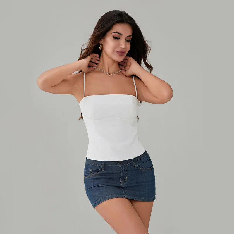 Gracelyn - Slim Fit Sexy Crop Top
