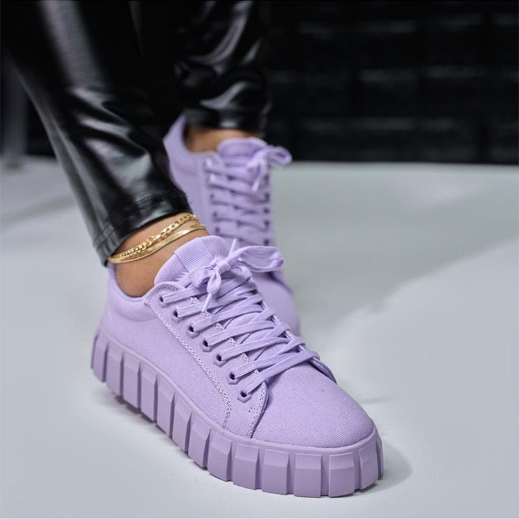 Dania - Orthopedische Damessneakers met Plateauzool