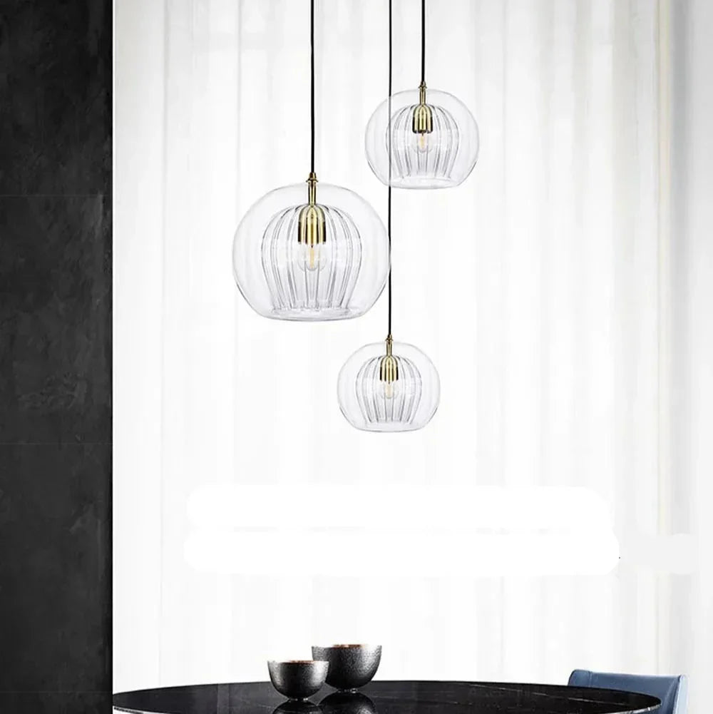 Pandra - Painted Glass LED Pendant Lamp