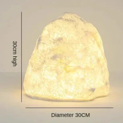 Delorien - Sculptural Stone Outdoor Lamp