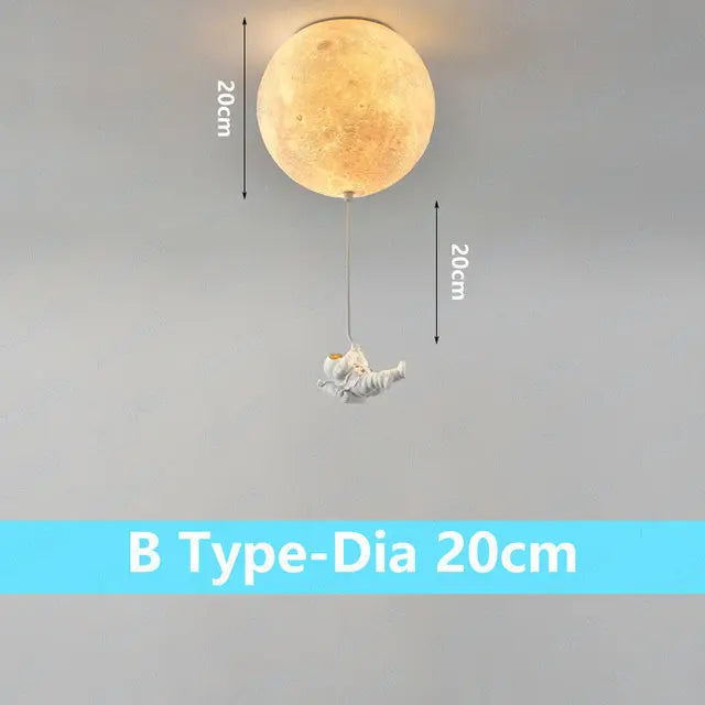 Astravelle - Astronaut Bubble Ceiling Lamp