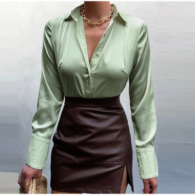 Selis - Satijnen Blouse