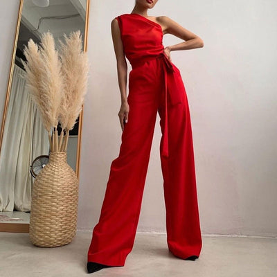 Eva | Elegant one-shoulder jumpsuit