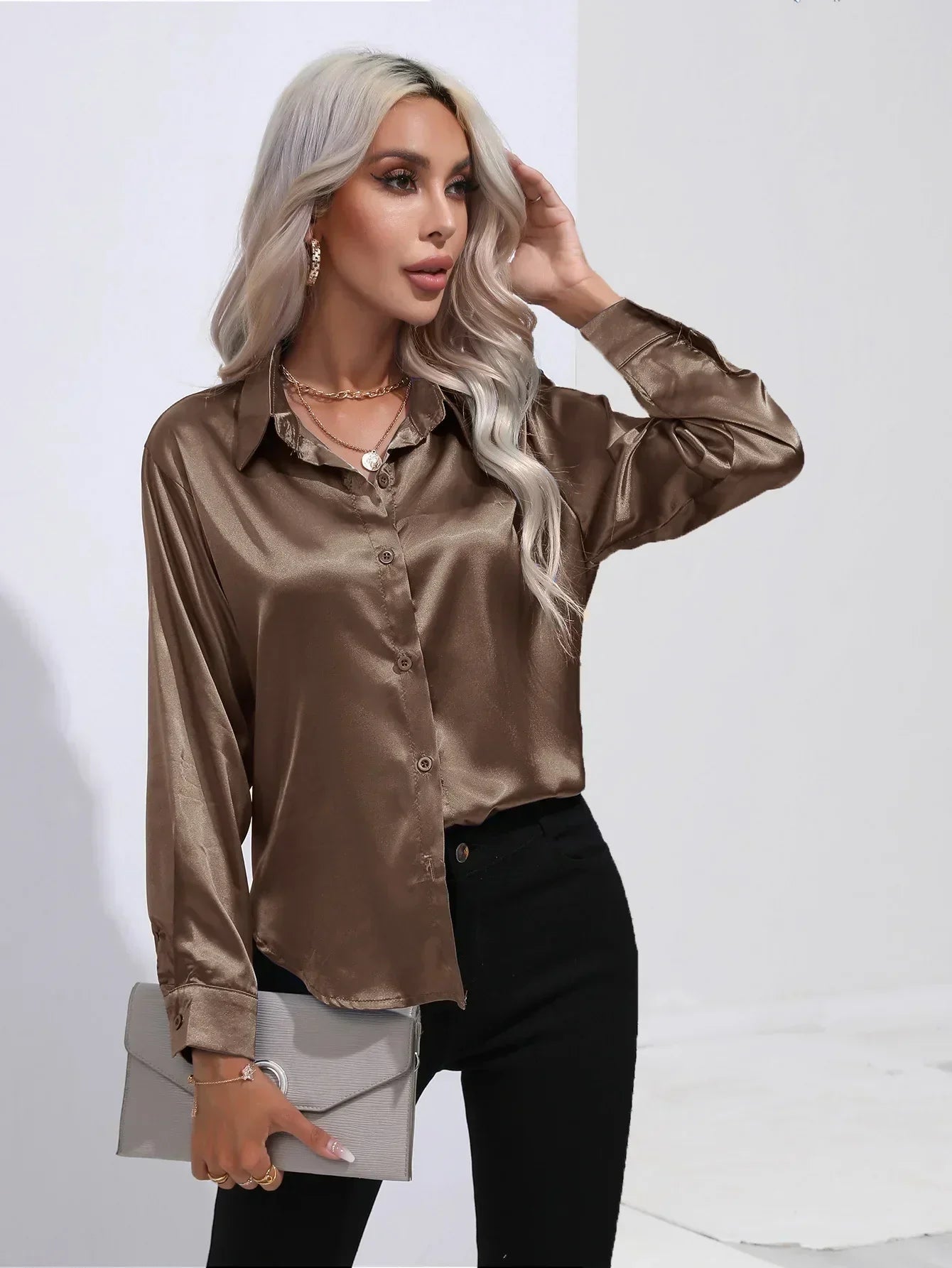 Isotta - Satin Blouse