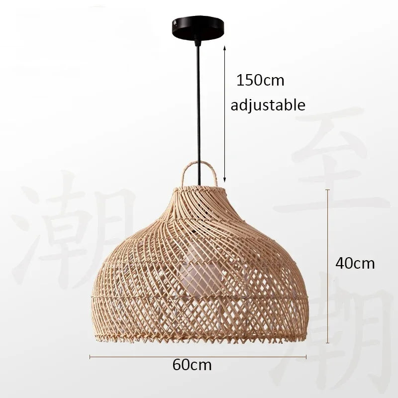 Veluné - Japanese Rattan Pendant Light