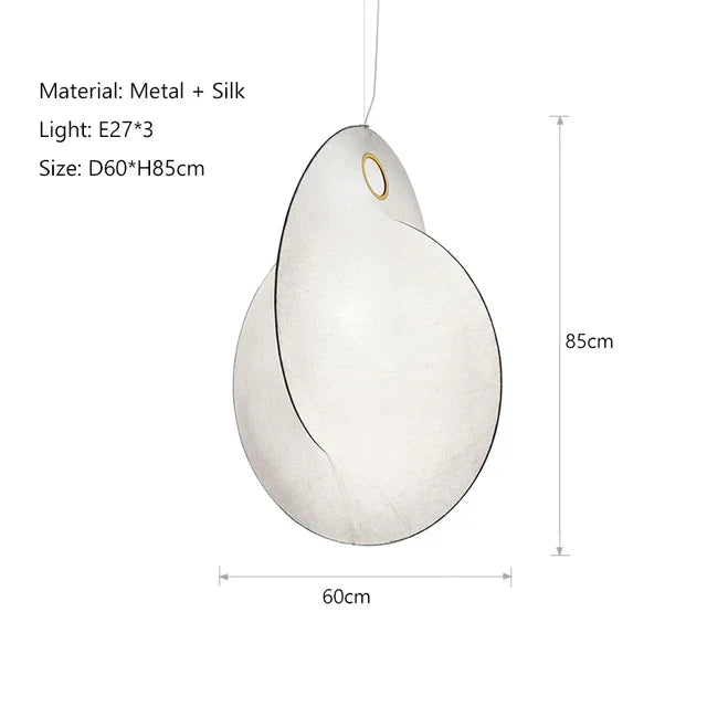 Auralisse - Wabi Sabi Silk Pendant Lamp