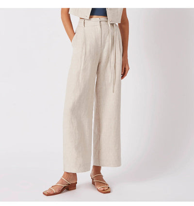 Jessyca - High-waisted linen trousers