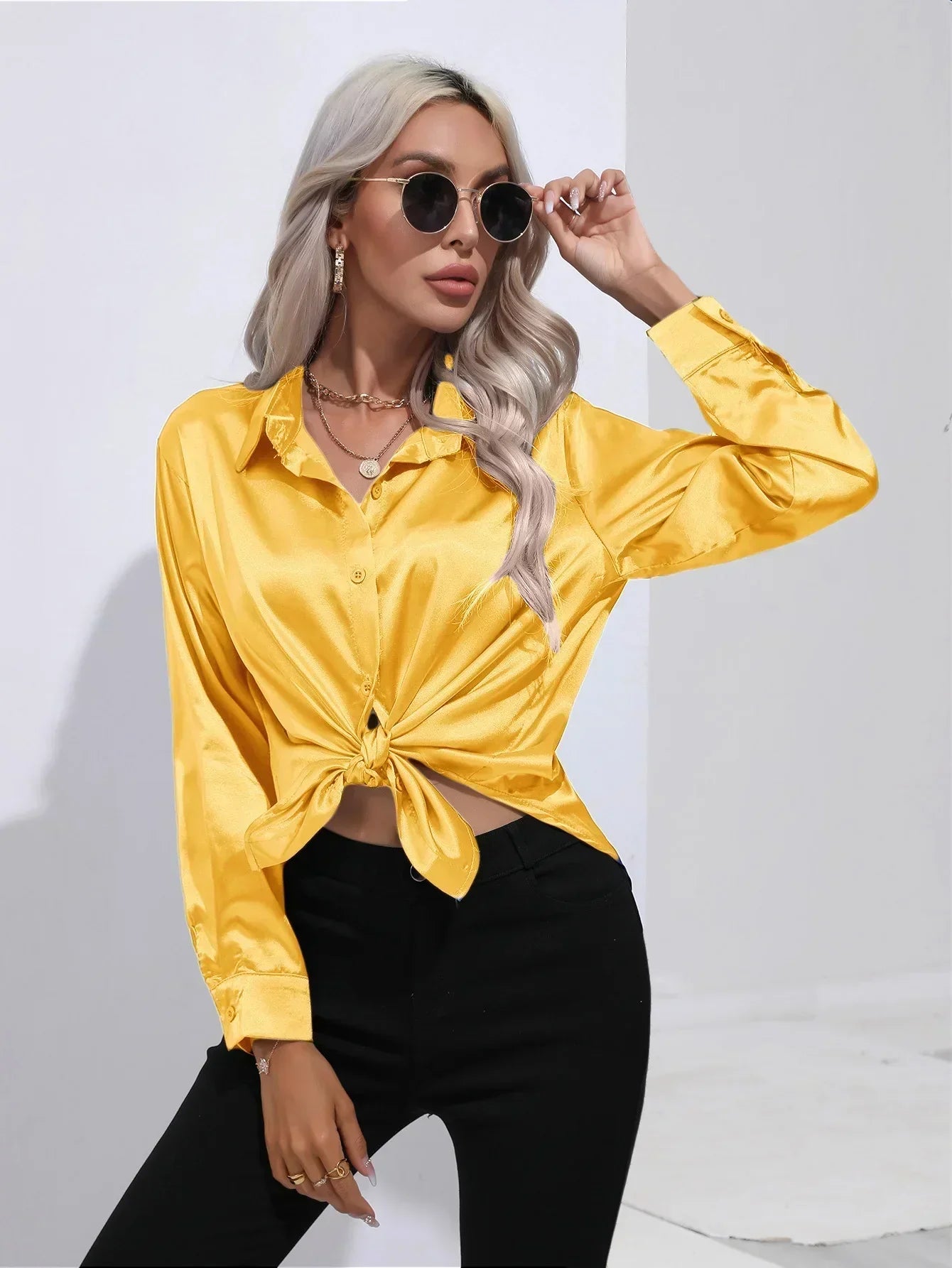 Isotta - Satin Blouse