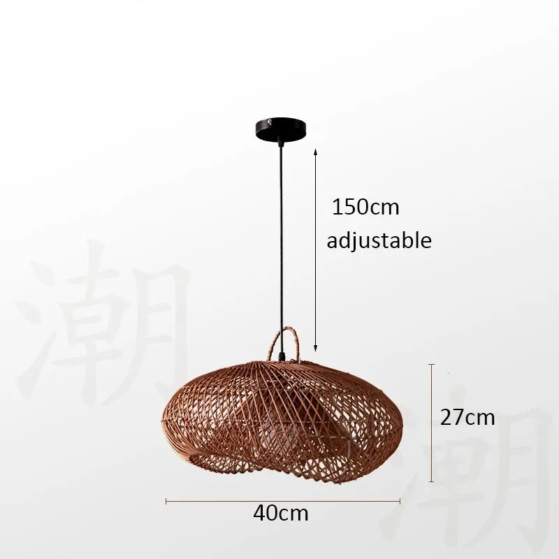Veluné - Japanese Rattan Pendant Light