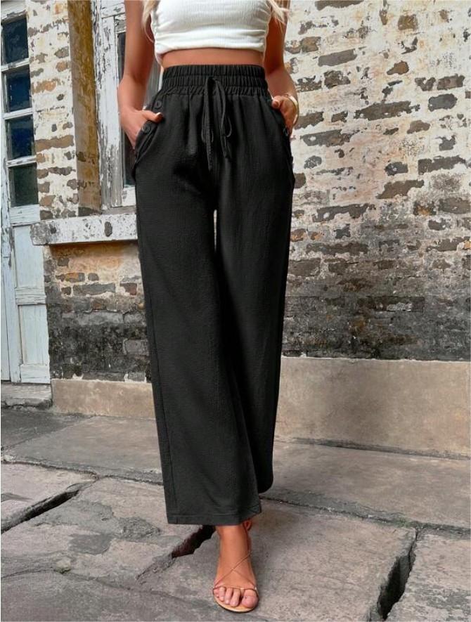 Karely - Loose high-waisted trousers