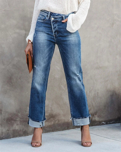 Canda - Elegante Versleten Jeans voor Vrouwen