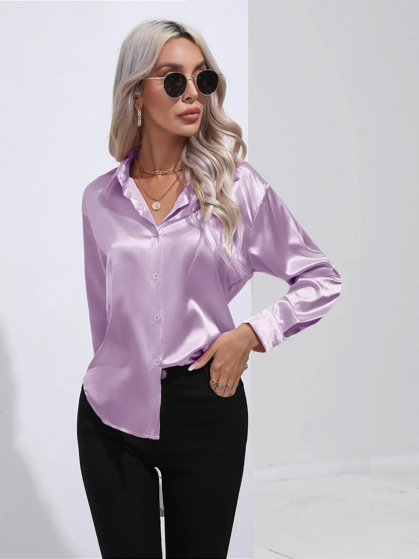 Isotta - Satin Blouse
