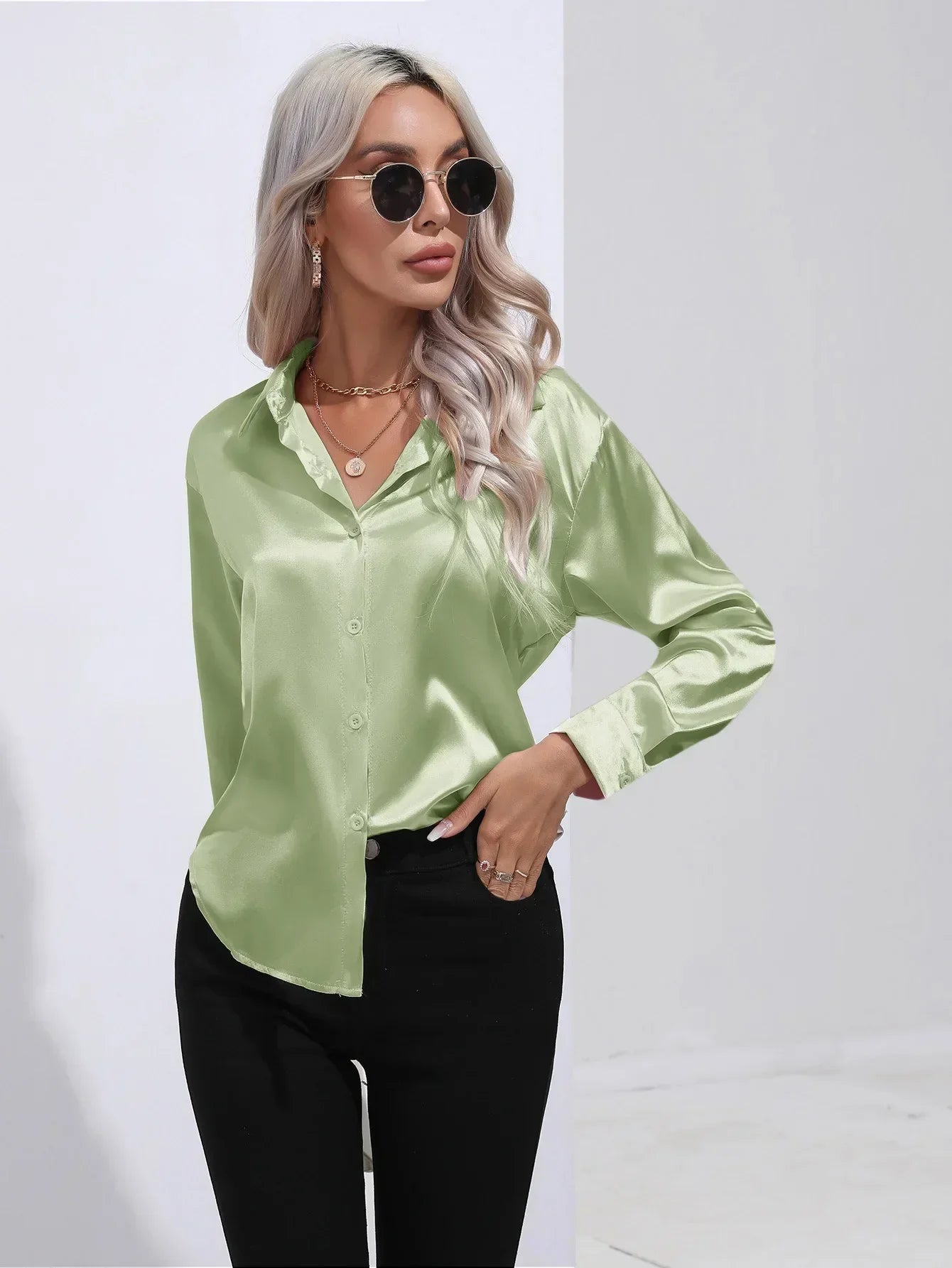 Isotta - Satin Blouse