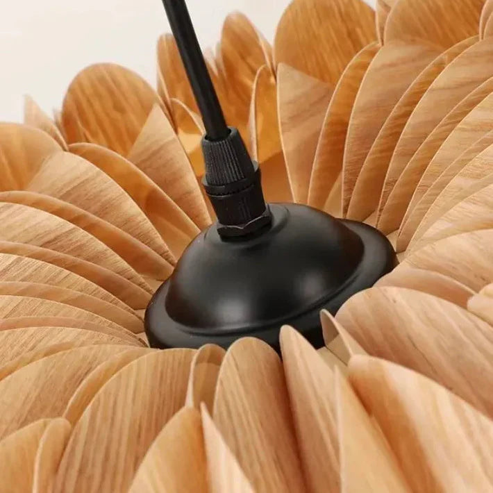 Aurelion - Japandi Veneer Pendant Light