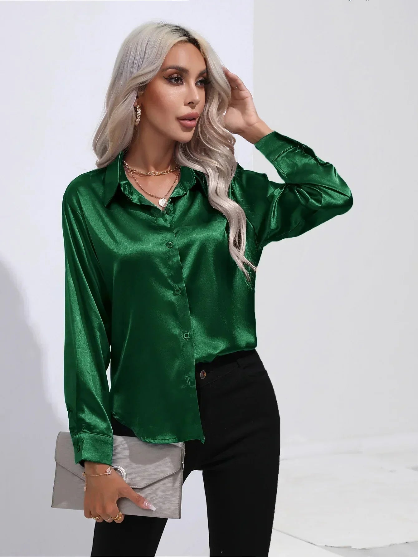 Isotta - Satin Blouse