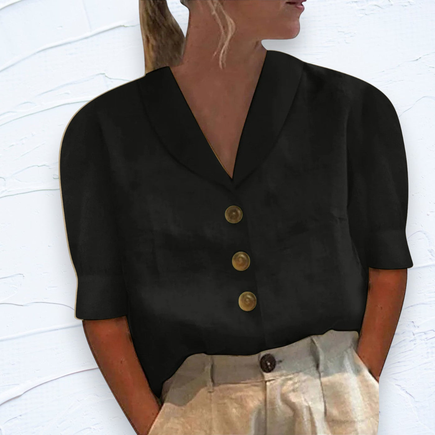 Elegante linnen top - Eryn