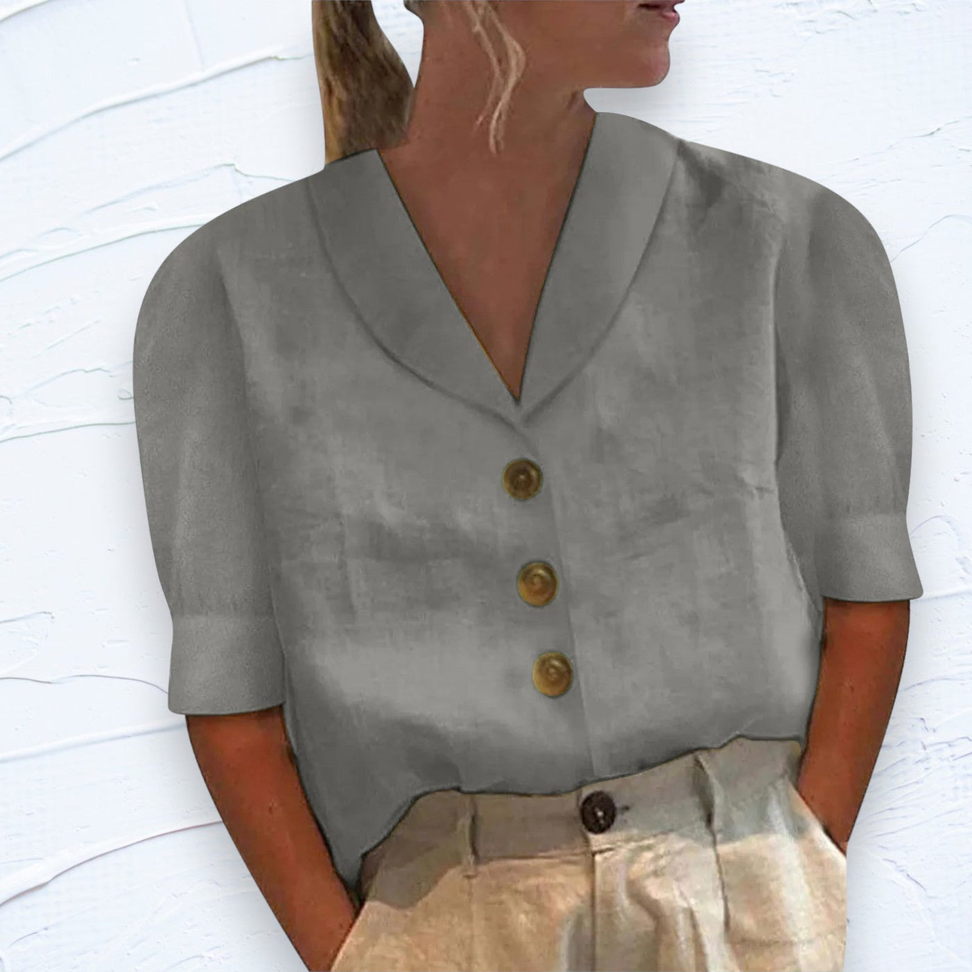 Elegante linnen top - Eryn