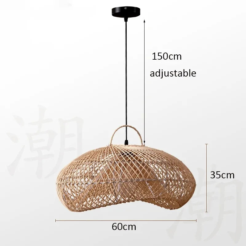 Veluné - Japanese Rattan Pendant Light