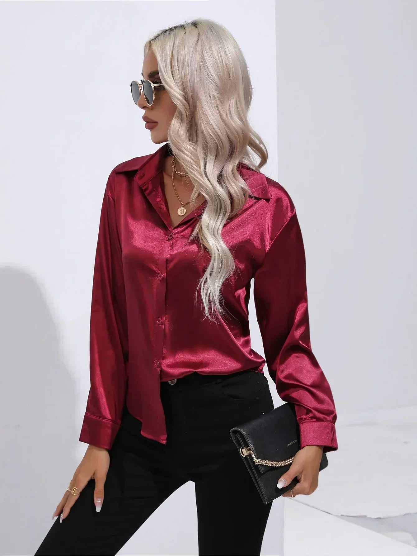Isotta - Satin Blouse