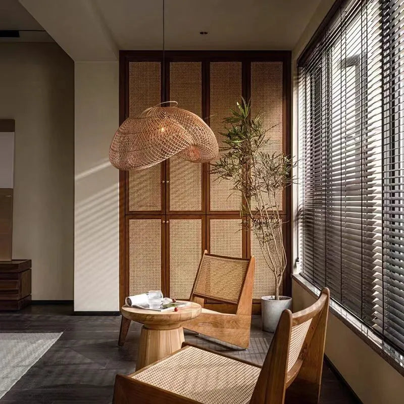 Veluné - Japanese Rattan Pendant Light