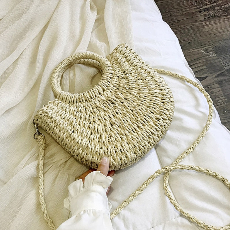 Geweven Handtas voor Dames - Chic & Lichtgewicht