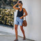 Mila - Hoge Taille Denim Shorts