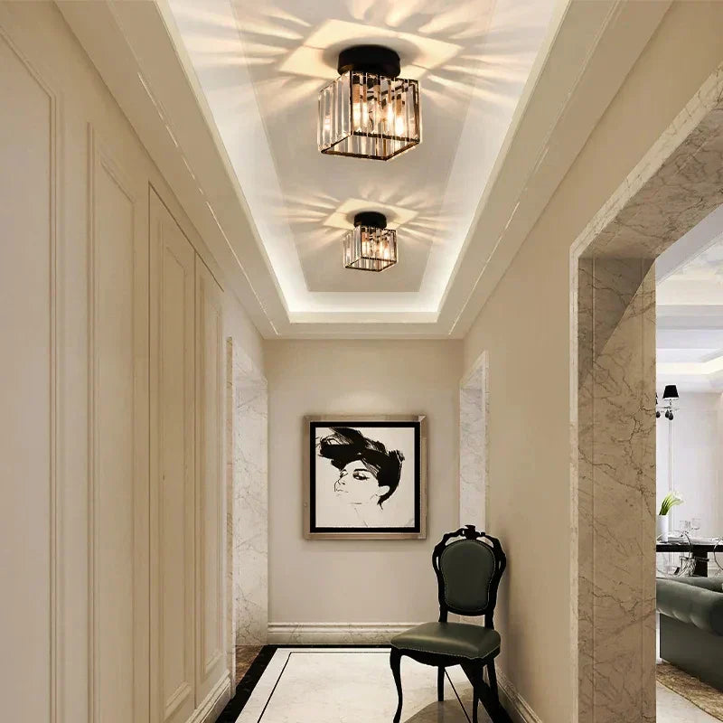 Diora - Crystal Flush Mount Ceiling Light
